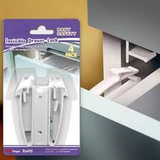 4 Sztuk Baby Safe Ochrony Dzieci Niewidoczne Zatrzask Blokady Zamka Drzwi Szafy Szuflady Blokada Bezpieczenstwa Dziec Baby Safety Locks Drawers Dresser Drawers