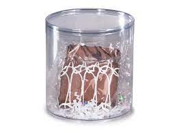Love, love love these boxes. Clear Tube Favor Boxes 4x4 6 Pack Nashville Wraps