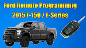 You must have 2 original keys that start your engine to perform this procedure. 2015 Ford F150 Remote Programming Youtube