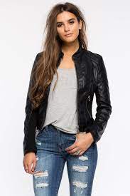 Women S Jackets Quilted Moto Jacket In 2021 Casual Bar Outfits Going Out Outfits For Women Night Girls Night Out Outfits