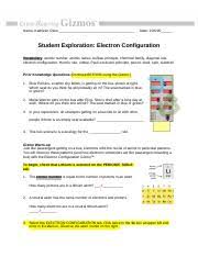 The paper student exploration energy conversions gizmo answer key. Gizmo Electron Configuration Activity 1 Docx Name Kathleen Osne Date Student Exploration Electron Configuration Vocabulary Atomic Number Atomic Radius Course Hero