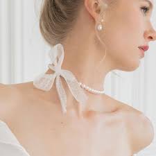 Pearl and Ribbon Choker