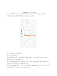 Cuma dia loose dan rak perlu letak zip. Pola Baju