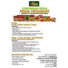 Prima freshmart merupakan inovasi terbaru dari pt primafood international sebagai bagian dari pt. Jakarta Loker Bagi Teman Teman Yang Ingin Bergabung Di Prima Freshmart Kami Akan Membuka Walk Interview Untuk Posisi 1 Fa Food Advisor 2 Kv Kanvaser Kualifikasi Wajib Fa Dan Kv