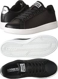 Adidas Black And Silver Women S Shoes Adidas Women S Cf Advantage Cl Sneaker Black Black Silver Metallic 8 5 M Us Adidas Sneakers Women Sneakers Adidas Women