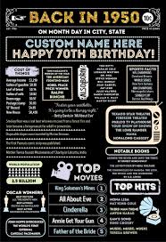 4.4 out of 5 stars 25. 70th Birthday Chalkboard Poster 70th Birthday 70th Birthday Banner 70th Birthday Ideas For Mom