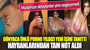 Dünyaca ünlü porno yıldızı yeni işini tanıttı hayranlarından tam not aldı:  Müstehcen detaylardan yine vazgeçemedi