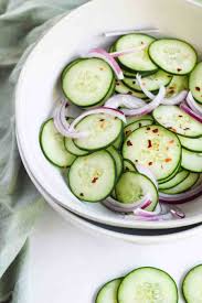 Pickled cucumbers with vinegar and sugar. Quick Pickled Cucumbers And Onions Street Smart Nutrition