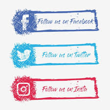 Social Media Follow Us Button Social Media Follow Us Buttons Follow Us On Facebook Facebook Png And Vector With Transparent Background For Free Download Social Media Icons Vector Social Media Icons