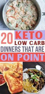 20 Low Carb Dinners Quick Easy Keto Low Carb Dinner Recipes Low Carb Dinner Keto Dinner