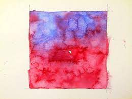 Apply ink wash from one side of the watercolor to the other with a single stroke. Using Back Washes As An Abstract Watercolor Technique