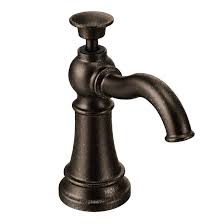 Moen's chrome soap holder from the donner collection uses a chrome finish to create a bright, highly reflective, cool grey metallic look. S3945srs Orb C Moen Soap Dispenser Reviews Wayfair