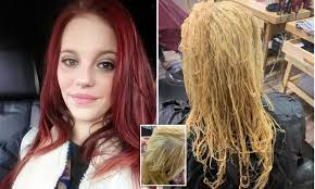 It was also rather fragile. Mother Cried For Three Days After Home Bleaching Disaster Melted Her Hair Causing It To Fall Out Daily Mail Online