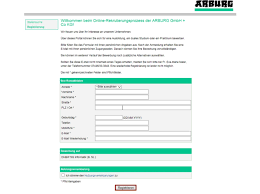 Erkennen sie ihren text, bevor sie beginnen. Bewerbung Arburg Azubi Homepage