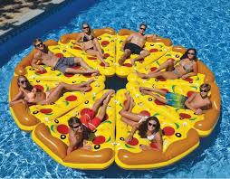 2016 Pizza Inflatable Floats Cute Outdoor Fun Sport Toy 180cm Swimming Pool Air Raft Floats For Summer Inflatable S Bouee Gonflable Gonflable Jouets De Piscine