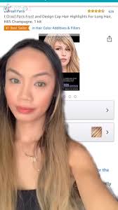 Loreal Paris Frost and Design Permanent Hair Color H85 Champagne Black Girl 