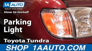 Plus, customize the oem way with toyota tundra. How To Replace Parking Lights 00 06 Toyota Tundra Youtube