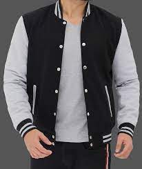 4.2 out of 5 stars. Mens Black And Grey Varsity Jacket Baseball Style Australia
