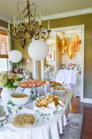 Ideas To Throw An Indoor Garden Party Bridal Shower Kelley Nan Bridal Shower Food Table Garden Party Bridal Shower Southern Bridal Showers