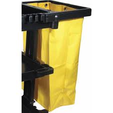 22 162 просмотра • 26 янв. Rubbermaid Yellow Vinyl Zippered Trash Bag For Janitor Carts 21 3 4 W X 30 H