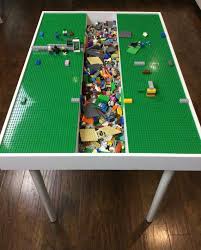 Tall Large Building Bricks Table Kids Building Blocks Table Kids Large Lego Table Activity Table Train Table Lego Table With Storage Lego Table With Storage Building For Kids Lego Table