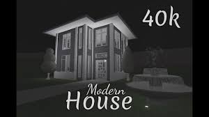 The house is an important residential building where a player lives in welcome to bloxburg. Bloxburg Modern House 40k Youtube