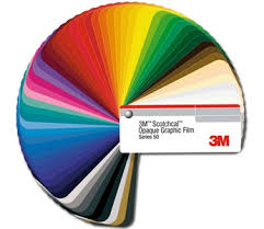 3m Scotchcal Graphic Film Series 50 Coloured Film