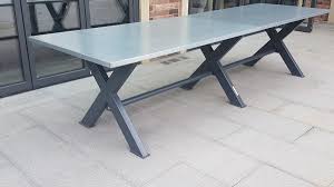 The table steward's duties include but are not limited to; Industrial Based Dining Tables From Recycled Steel And Iron With Oak Tops