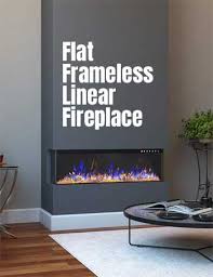 Wall mounted electric fireplace with stone. Rf Frameless Linear Electric Fireplace How Does It Compare
