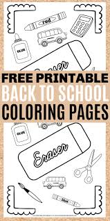 The fun of going to back to school is a bit different but it is also a joy to come back from the rock. Back To School Coloring Pages Life Is Sweeter By Design
