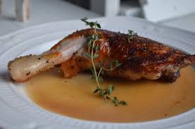 Arrange chicken on a platter and spoon nectarine brandy sauce over each piece. Roasted Chicken Leg Quarters With Brandy Butter Sauce Karista S Kitchen