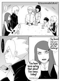 He encourages to try other foods to appreciate how good each of them are. Boruto Naruto Comics Fanart English Uzumaki Family Girlfriend Wattpad