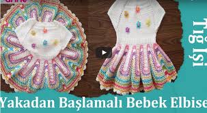 Tigla Bebek Elbisesi Yapilisi Videolu Mimuu Com Tig Isleri Krose Bebek Elbisesi