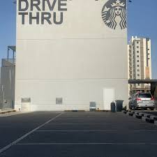 There's an outside seating area with about four tables, but at a corner where two major streets intersect, this is not the ideal. Starbucks Coffee Drive Thru ØµØ¨Ø§Ø­ Ø§Ù„Ø³Ø§Ù„Ù… 0 Tips