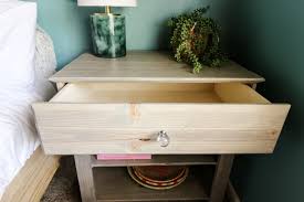 Diy nightstand with hidden compartment plans. How To Build A Diy Nightstand With A Drawer Free Pdf Plans