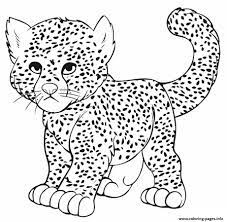Maybe you would like to learn more about one of these? Baby Cheetah Leopard Panther Coloring Pages Printable
