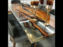 Epoksi Recine Ile Harika Masalar Youtube Wood Table Diy Wood Resin Table Wood Resin