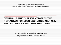 The principal objective of the central bank of lesotho, as stipulated in the central bank of lesotho act of 2000, is to achieve and maintain price stability. Ppt Central Bank Intervention In The Romanian Foreign Exchange Market Estimating A Reaction Function Powerpoint Presentation Id 9105892