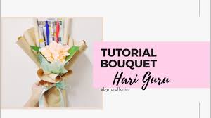 Atk adalah singkatan dari alat tulis kantor. Tutorial Diy Bouquet Alat Tulis Mewarna Coklat Nurulfatin Azh Youtube