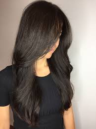 Face Framing Layers Dark Espresso Brown Color Espresso Hair Color Brunette Hair Color Long Dark Hair