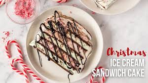 Christmas desserts to end your festive feasting on a high. Easy Christmas Ice Cream Sandwich Cake The Recipe Rebel Youtube