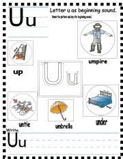 1,862,985 views jul 15, 2014 kids tv is . Abc Letter Uu As Beginning Sound And Sentences Esl Worksheet By Annyj