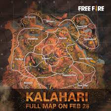 Compete with 50 players to win the main prize! Free Fire Kalahari Map Download Guide To Knowing All Useful Locations