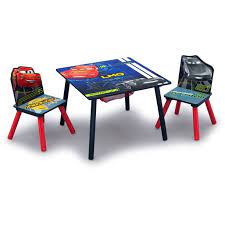 Disney cars table and chair set. Disney Pixar Cars Wood Kids Storage Table And Chairs Set By Delta Children Walmart Com Walmart Com