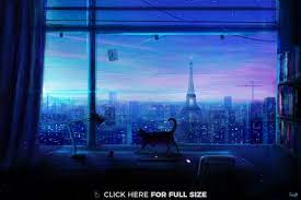 Paris France 4k Wallpaper Anime Scenery Wallpaper Anime Scenery Anime Wallpaper