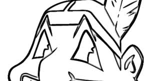 Print coloring page download pdf. Cleveland Indians Coloring Pages