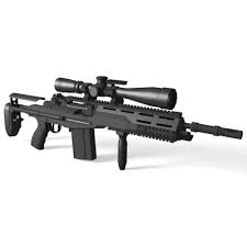 The m14 was used for u.s. M14 Sopmod Schlachtgewehr 3d Modell Turbosquid 401860