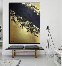 Black And Gold Painting Abstract Huge Painting Abstract Painting Gold Black Original Painting Canvas Handmade Large Art Vertical Wall Abstract Painting Inside Art Abstract Art Painting