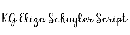 Home » script » handwritten » kg eliza schuyler script font. Kg Eliza Schuyler Script Font Ffonts Net