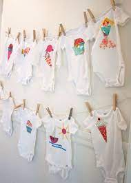 Chickabug Baby Shower Activities Baby Shower Onesie Onesie Station Baby Shower